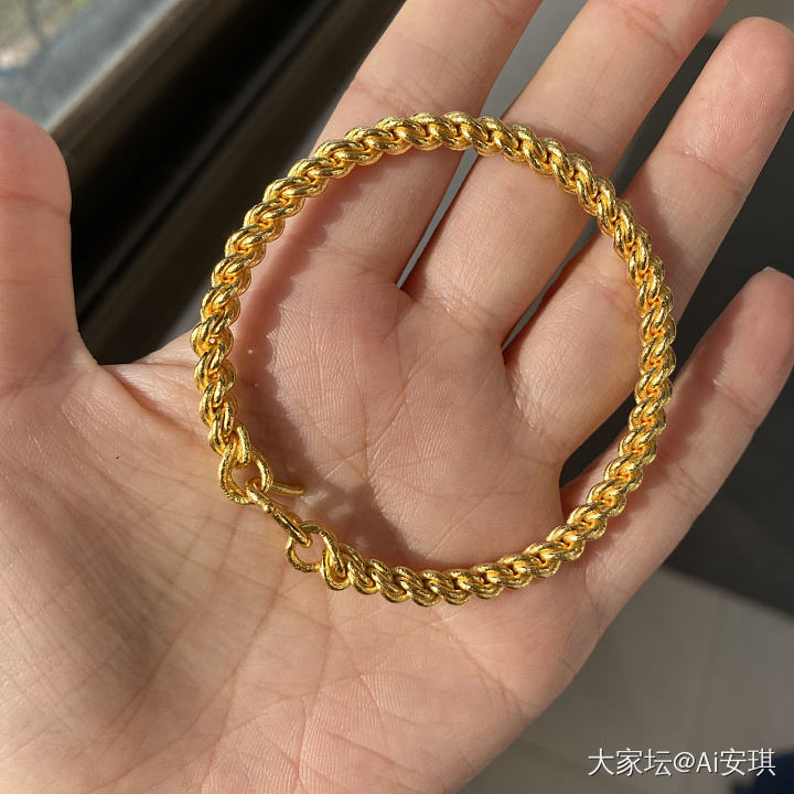 振贤长命绳软镯_匠人手饰金