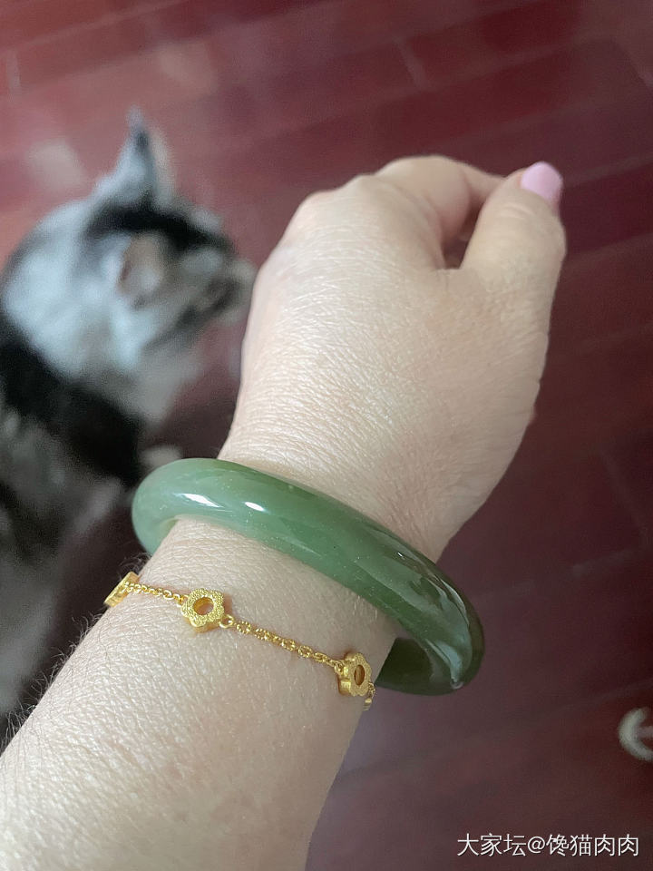 请晒出你们的左手_琥珀蜜蜡和田玉