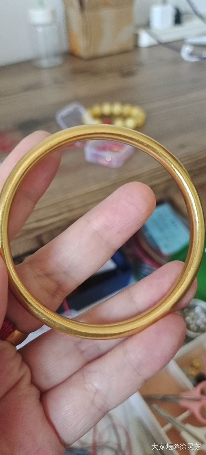 手工快乐，第一个是给它编了个扣，因为怕掉了_手工diy