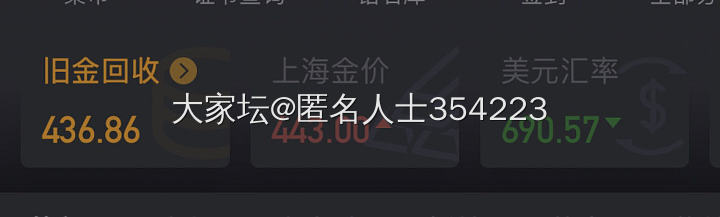 现金还是金货更能给人安全感_闲聊