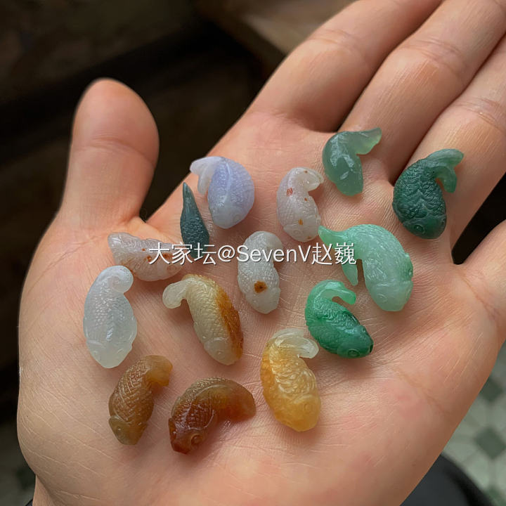 一手鱼儿_翡翠
