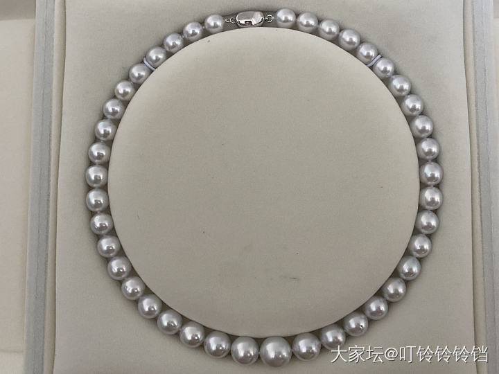 澳白珠链_项链珍珠