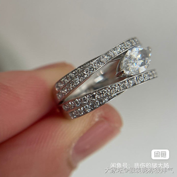 姐妹们，让我看看你们的马眼钻戒好吗_戒指异形钻钻石