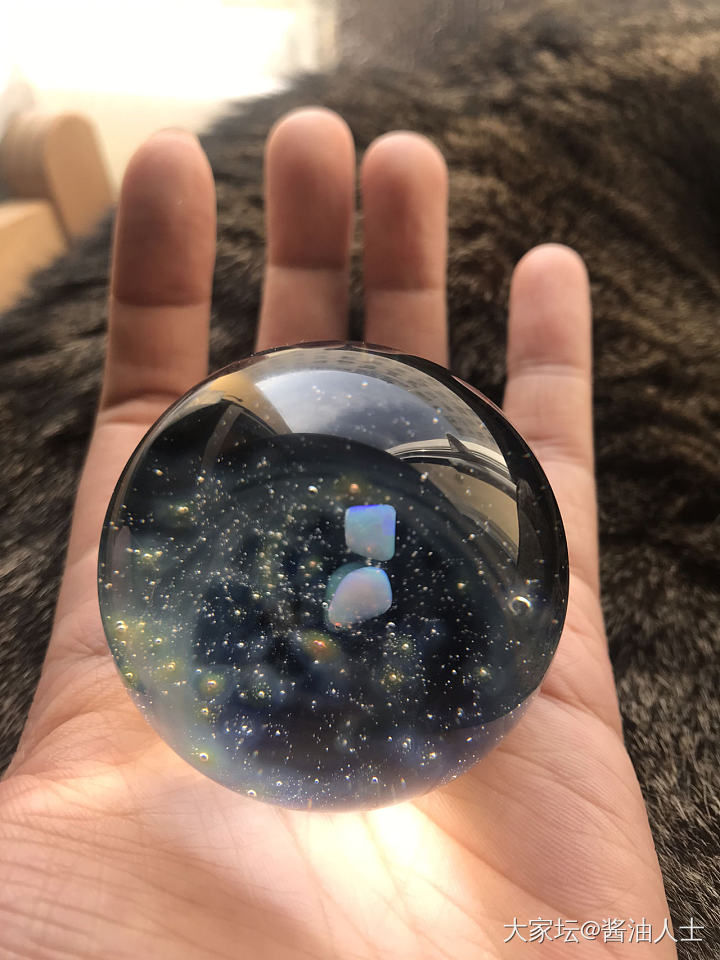 等了几年，终于把宇宙星空抓在了手中。_工艺品