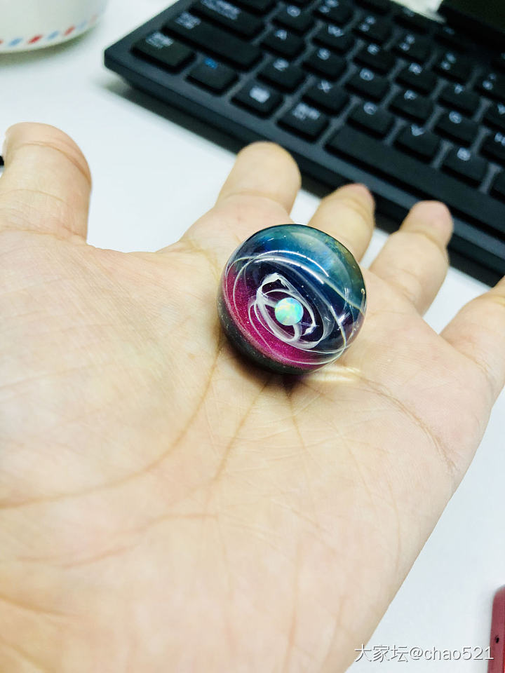 等了几年，终于把宇宙星空抓在了手中。_工艺品