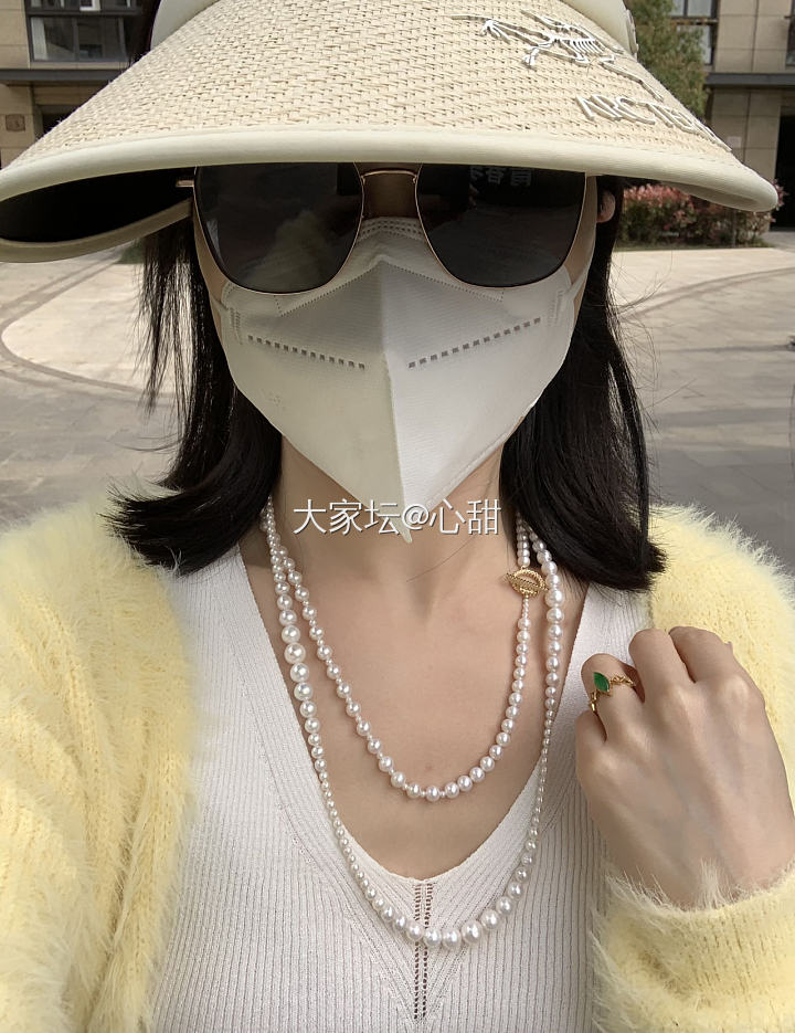 天热了，珍珠戴起～_翡翠珍珠