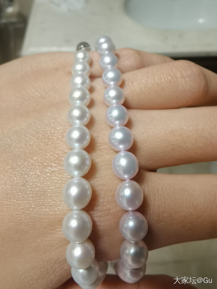 一条温柔，一条娇俏_项链珍珠有机宝石