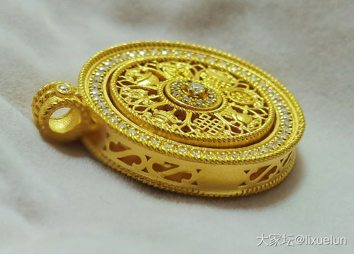 校长家参团的八宝吊坠到了，还是得买喜欢的高工款，真香！_福利社挂件金