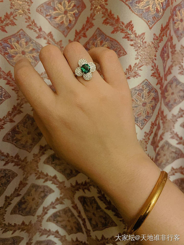 做了十年也没戴过的戒指_沙弗莱珊瑚有机宝石彩色宝石