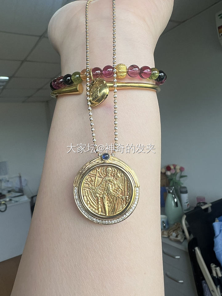 古币吊坠_K金