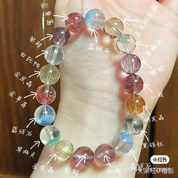 有没有集美知道哪里能买单颗水晶的呀？我想凑一串这样的。好清爽啊_水晶