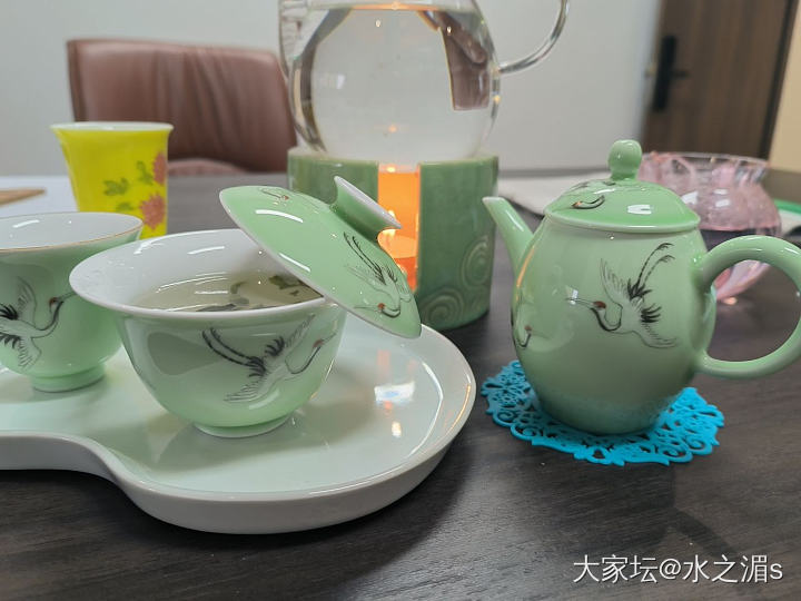 早餐和茶🍵，如果上一天休息一天那就太美了～_美食