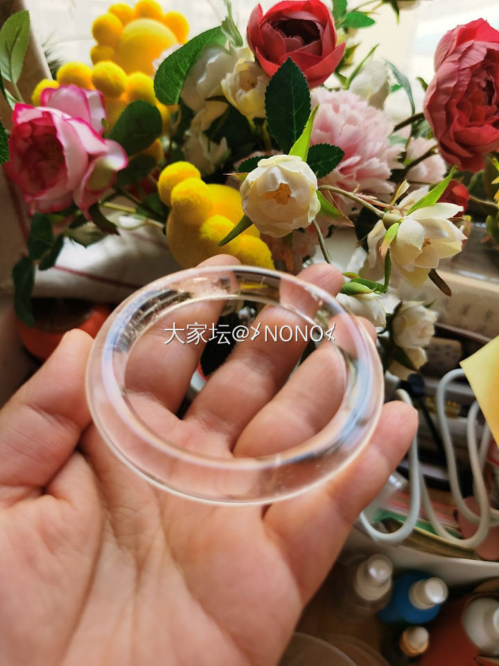 白水晶镯子_手镯水晶