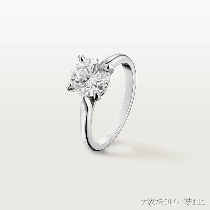 求教：Tiffany这款四爪和卡地亚1895的区别，40分钻石更适合哪一款？
图..._钻石