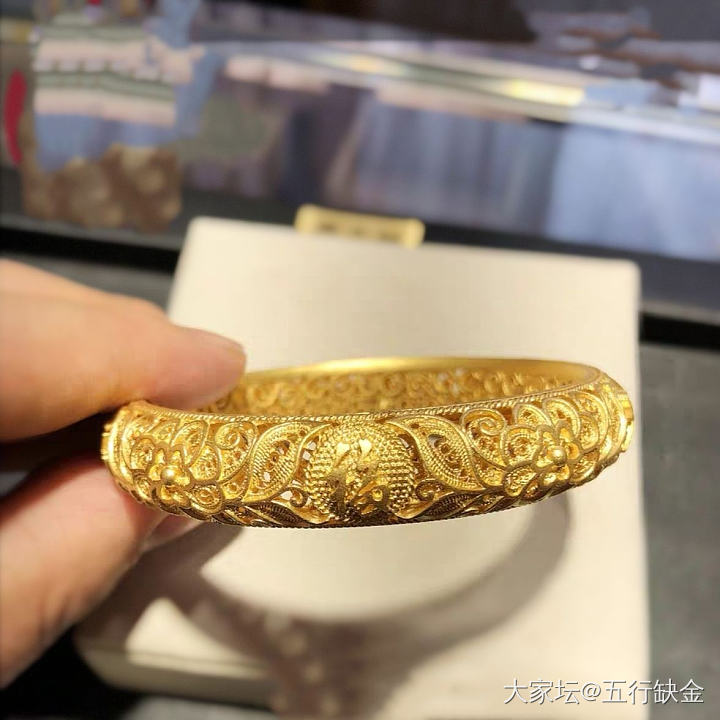 晒出你们最喜欢的金镯_金