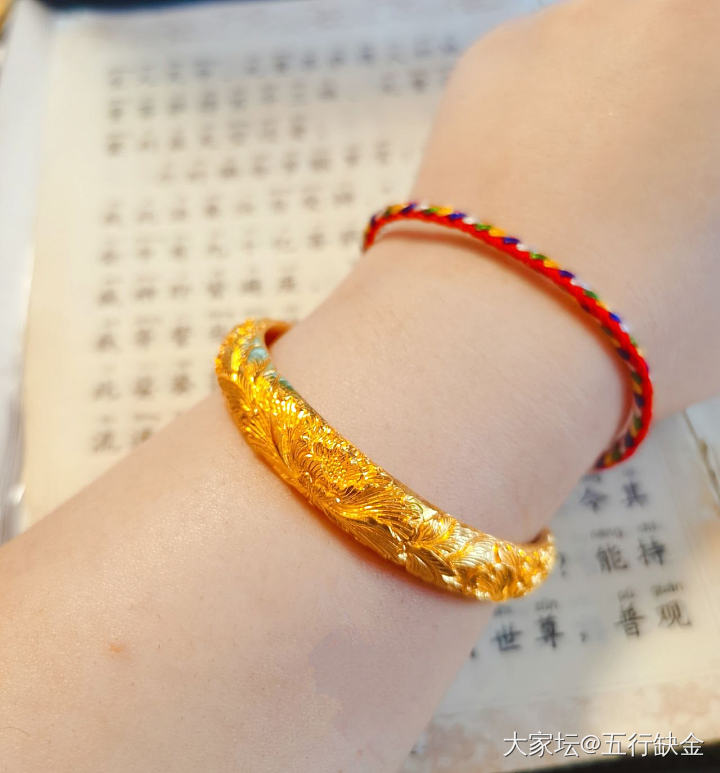 晒出你们最喜欢的金镯_金