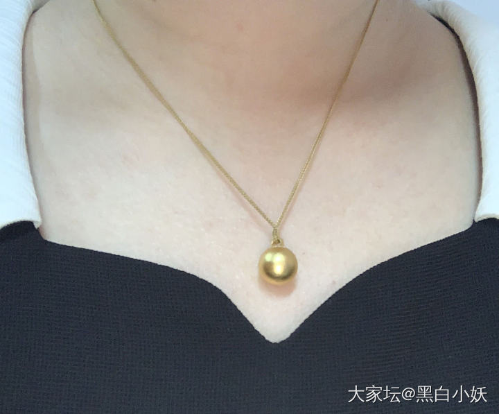 点钻金珠配链_金