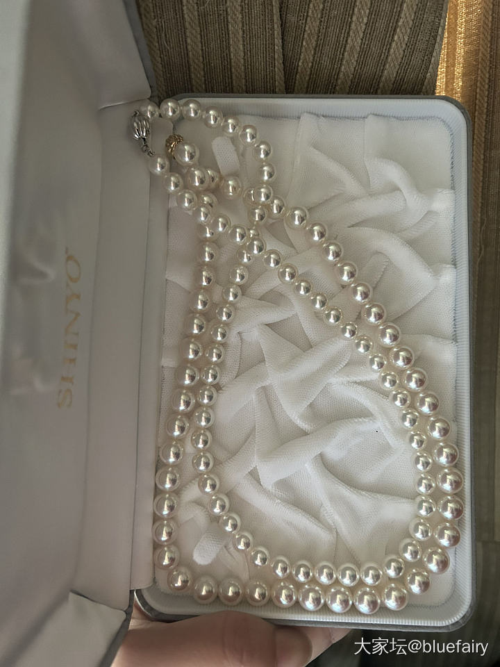对不起我食言了 不到半个月我又收了一条天女_项链珍珠有机宝石