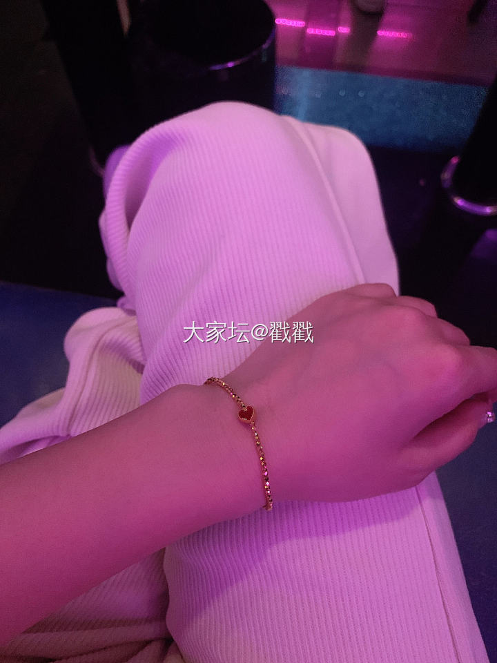 爱心手链_福利社手链银金