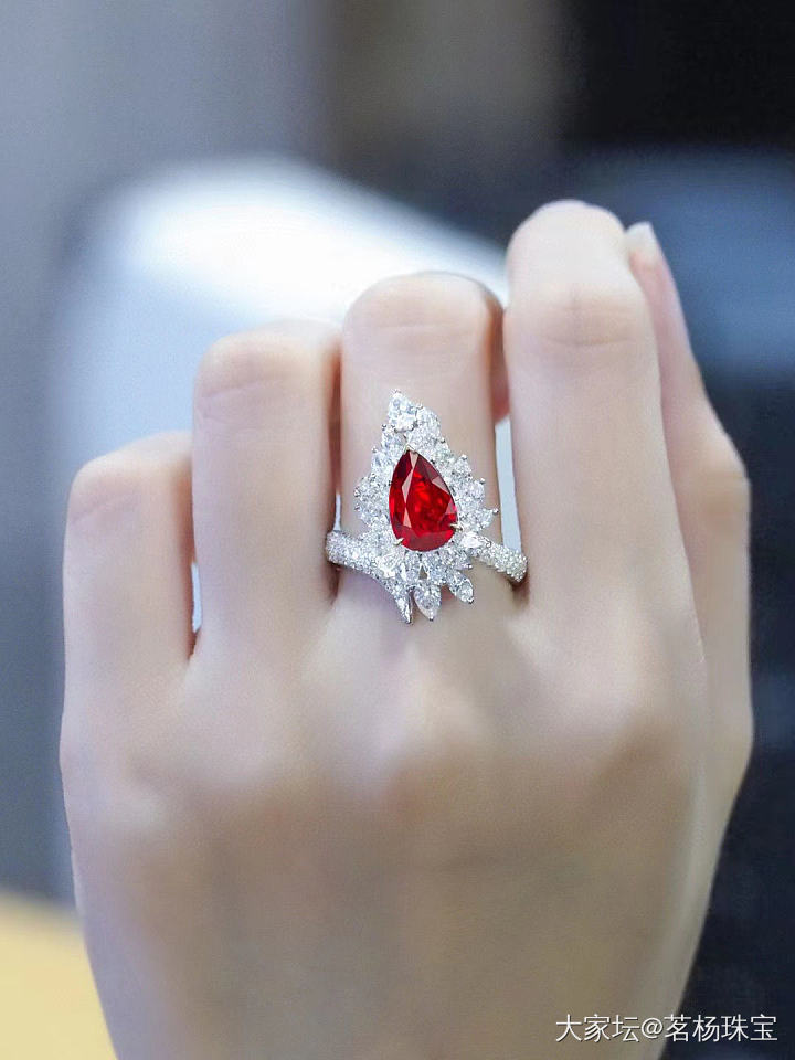修饰手型～红宝石戒指💍～_名贵宝石