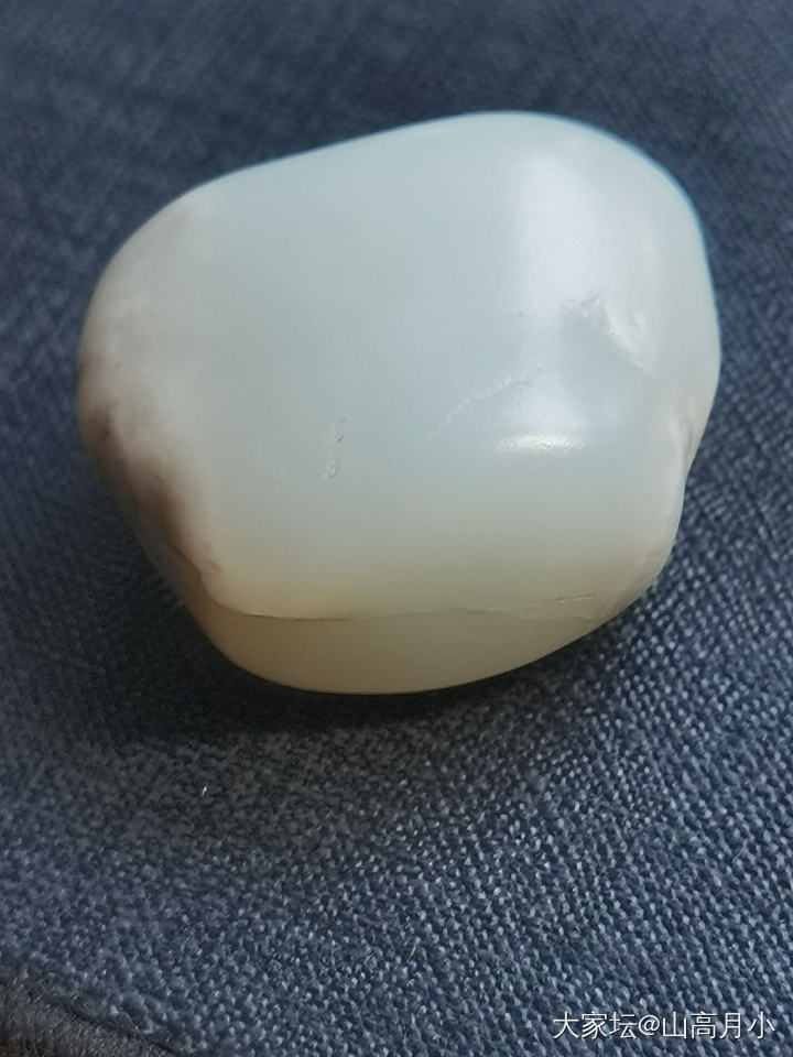 带紫僵的料子_原石和田玉
