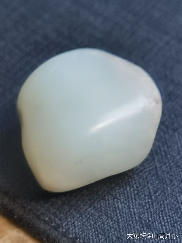 带紫僵的料子_原石和田玉
