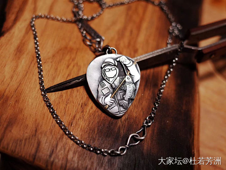 定制银饰：歌手与渔夫_银