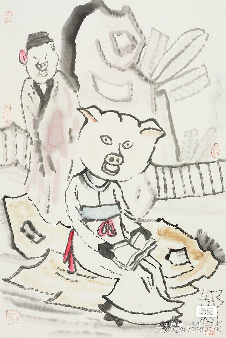国家一级美术师画作😆_书画