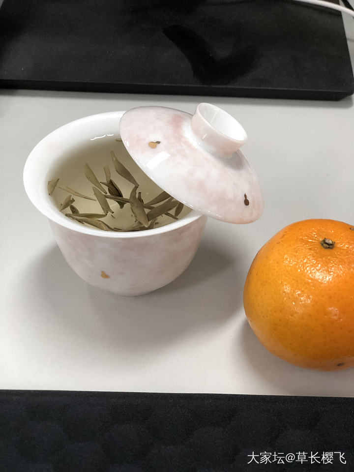 粉色盖碗～_陶瓷