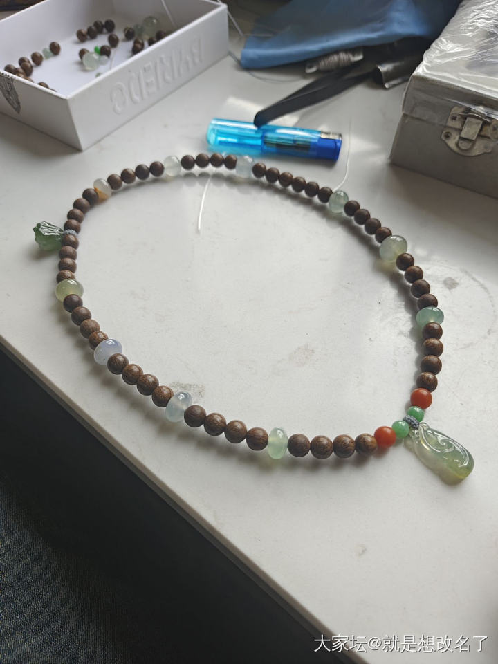 破珠子，串得烦了_串珠翡翠