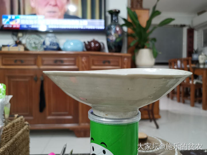 唐-宋，定窑刻花白碗_陶瓷