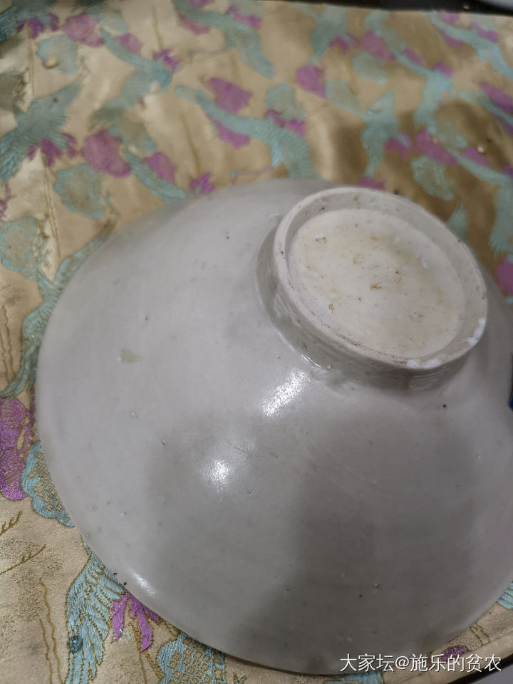 唐-宋，定窑刻花白碗_陶瓷