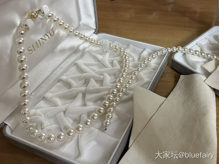 最近爱上珍珠项链，不贵但是喜欢~_项链珍珠