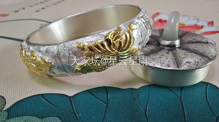 青琐记荷塘月色银镯_银