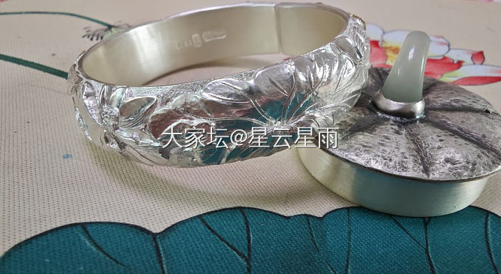 青琐记荷塘月色银镯_银