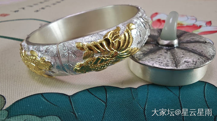 青琐记荷塘月色银镯_银