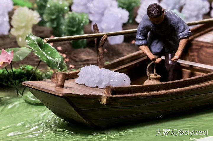 今天吃什么？_和田玉摆件翡翠