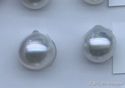 秒了一对澳白_耳钉珍珠
