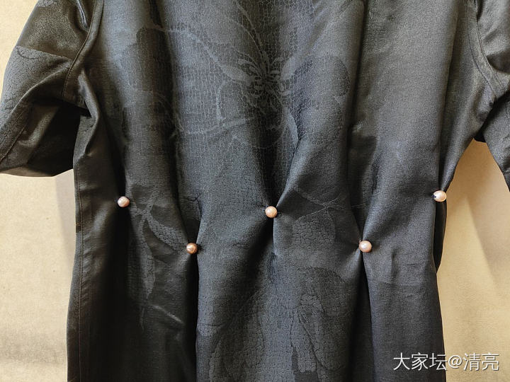 香云纱袍子_穿搭
