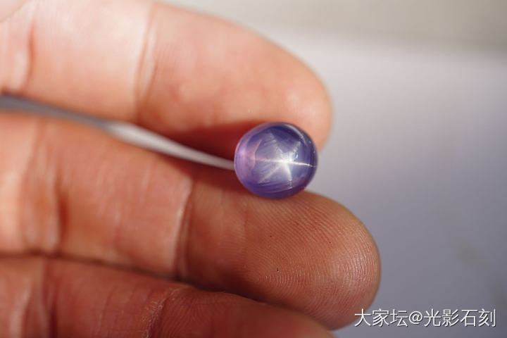 阳光下的紫色星光蓝宝，11卡＋，梦幻紫_蓝宝石