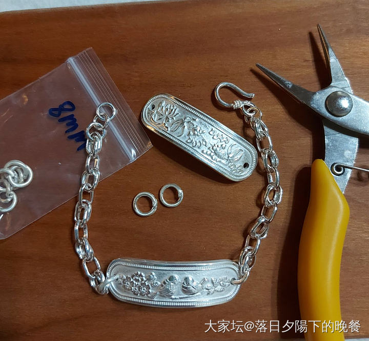 手牌。双尖戒_银