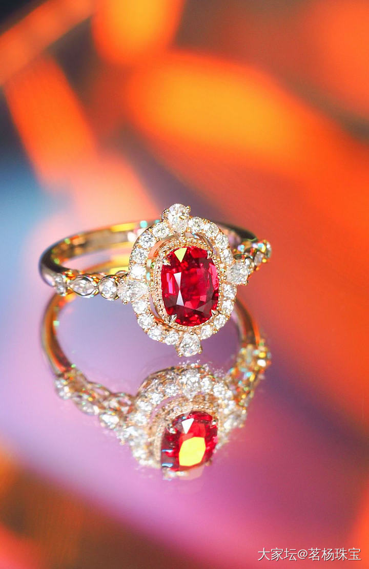 轻复古风格～红宝石戒指💍_名贵宝石