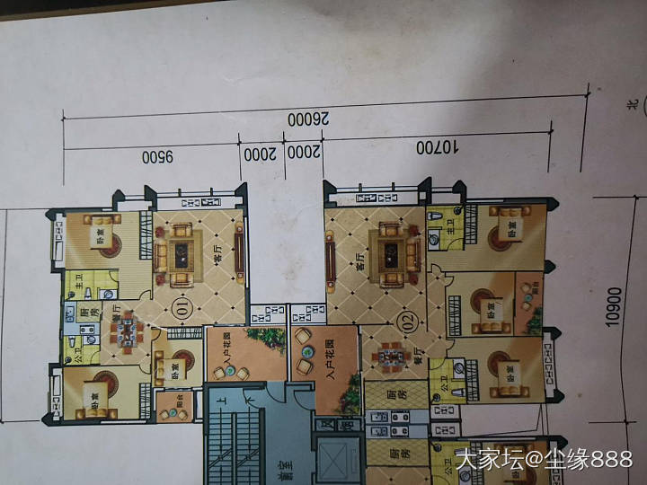 请教坛友，01户型我的大门这样开向这样会不会邻里关系？_物业