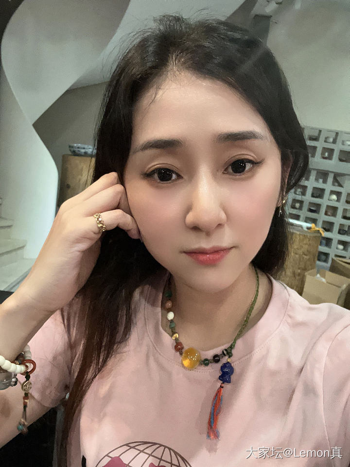 闺蜜帮我做的锁骨链_首饰
