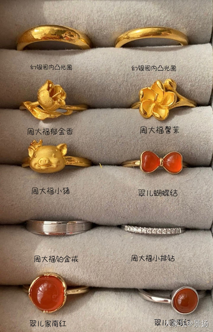 版友们，秀秀你们日常戴的金戒指可以吗_戒指金