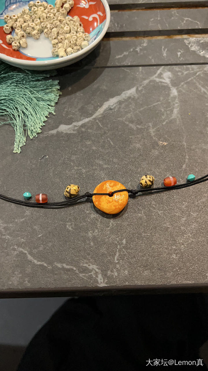 闺蜜帮我做的锁骨链_首饰