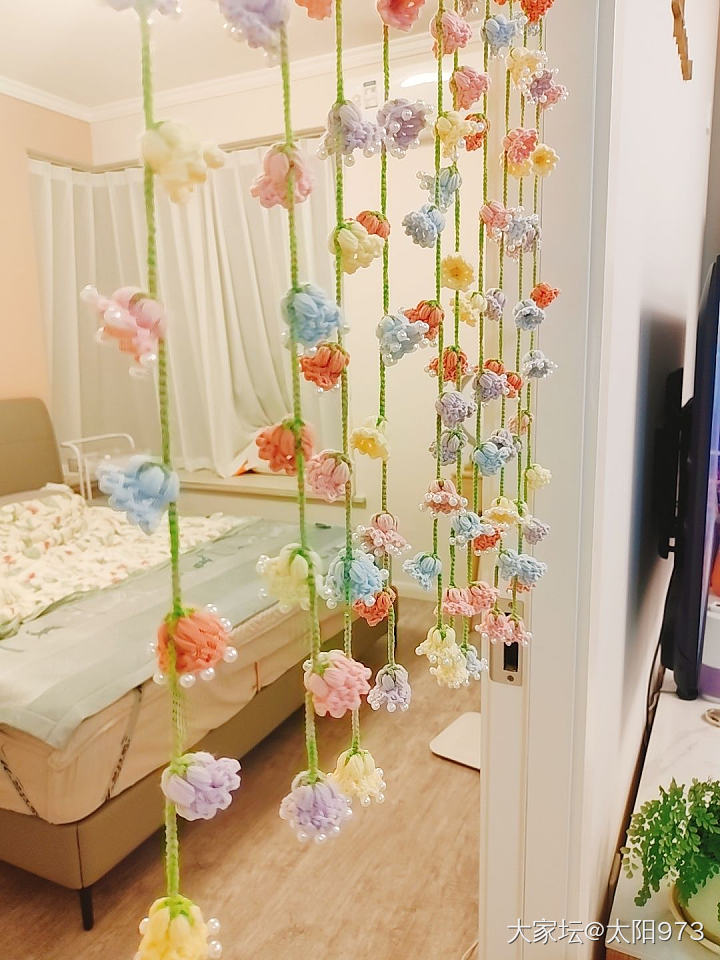 铃兰花仙仙的门帘_工艺