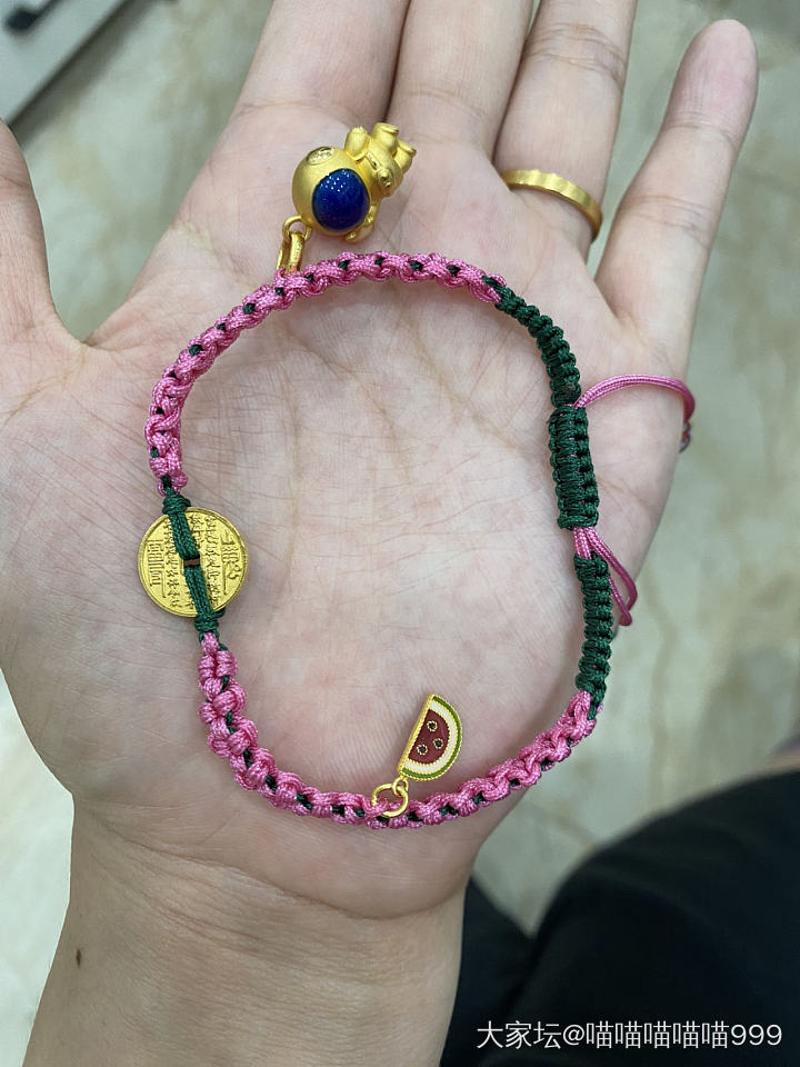 第一次编绳成功～_编绳金