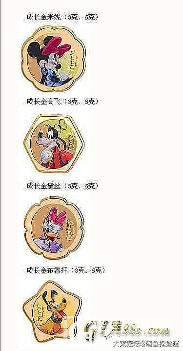 迪士尼成长金_金币金