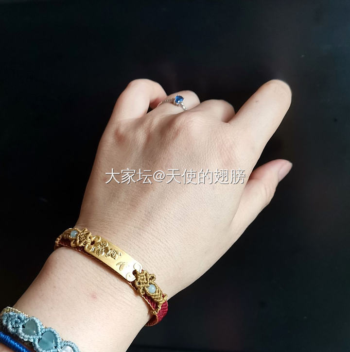 我的紫金蝶恋花手牌也改造好啦！_手工diy金